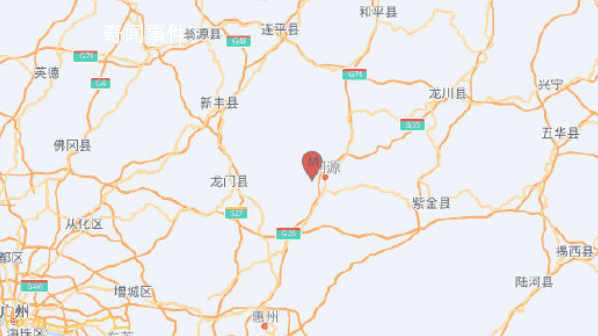 廣東河源發(fā)生4.3級(jí)左右地震 震源深度11千米