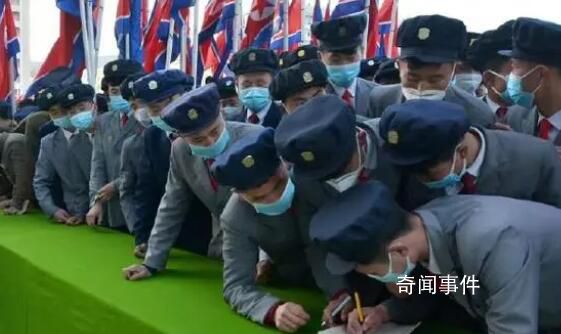 朝鮮超140萬青年報名參軍 各地自愿報名參軍和復隊的隊伍持續增加