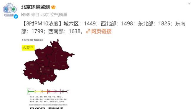 實拍北京沙塵暴:能見度小于1公里