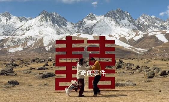 夫妻旅行結(jié)婚沿途搭囍字打卡 想把路邊的美好都裝進(jìn)口袋