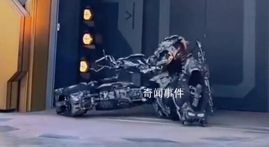 威震天在北京環球影城摔了一跤 是否受傷還需進一步了解情況