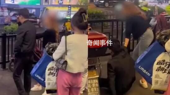 男子猥褻女子被抓街頭癱倒 現在關在派出所