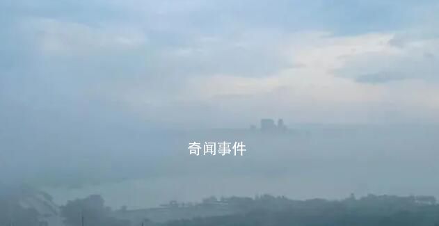 安徽一地驚現“海市蜃樓”奇觀 前后約有7分鐘時間