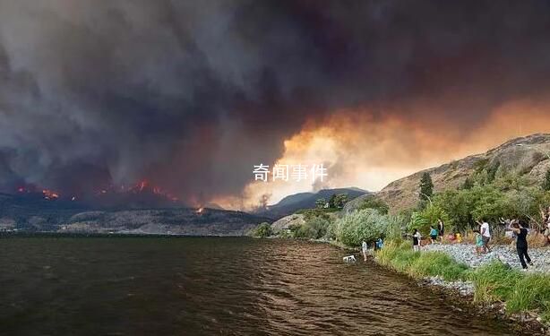 實拍加拿大林火:宛如世界末日