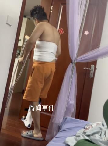 男子腿傷要求送貨上門被懟腿斷了 實在是令人氣憤