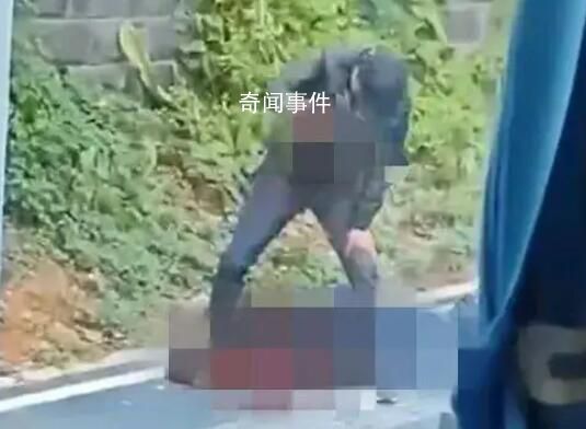 湖北疑發生當街錘人致死事件 目前此事警方在處理