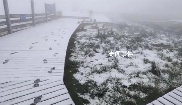 北京延慶下雪了 注意添衣謹防感冒