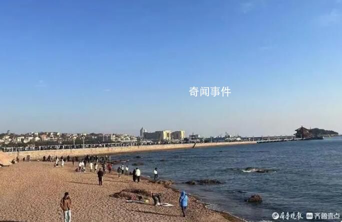 青島棧橋拍照大爺被要求停止營業