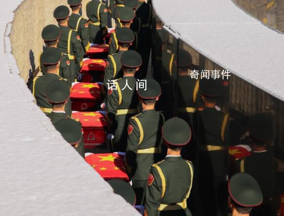 英雄 安息 第十批25名在韓中國人民志愿軍烈士遺骸安葬儀式將在沈陽抗美援朝烈士陵園舉行