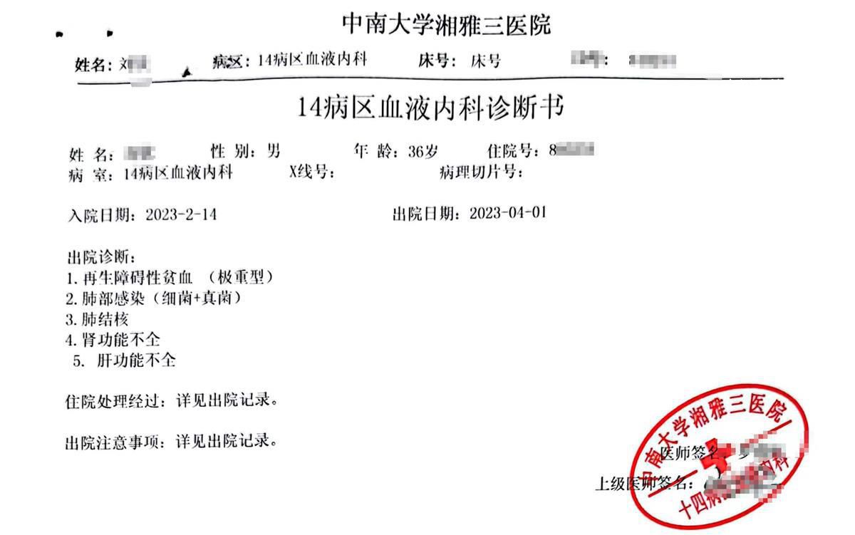 員工患病離世留長文控訴工作環(huán)境 是一種危險性很高的血液系統(tǒng)疾病
